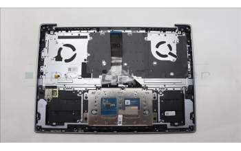 Lenovo 5CB1L64517 C-Abdeckung mit Tastatur, Slowenisch, Mineralgrau, Fingerabdruckleser