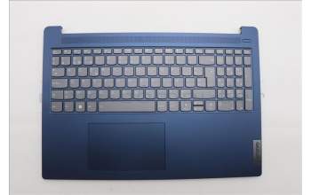 Lenovo 5CB1L66596 C-Abdeckung mit Tastatur, Belgisch, tiefblau, Hintergrundbeleuchtung, Ohne Fingerabdruck, GB