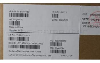 Lenovo 5CB1L67789 C-Cover with keyboard, Russian, US