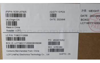 Lenovo 5CB1L67925 Tastatur inkl. Topcase ASM_FRA L83A0 TEX