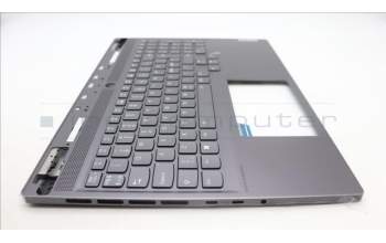 Lenovo 5CB1L68912 C-Abdeckung mit Tastatur, Skandinavien, RGB-Hintergrundbel.