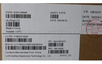 Lenovo 5CB1L68946 C-Abdeckung mit Tastatur, Ungarisch, sturmgrau, Hintergrundbeleuchtung, Fingerabdruckleser