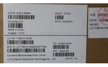 Lenovo 5CB1L68959 Tastatur inkl. Topcase ASM_THAI L21J8 FPSG BL