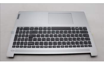 Lenovo 5CB1L72630 C-Cover with keyboard, US English Euro, Cloud Grey, Non-Backlight, Non-FingerPrint, US