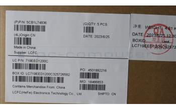 Lenovo 5CB1L74836 Tastatur inkl. Topcase ASM_EURO ENG L83A2FPI/G