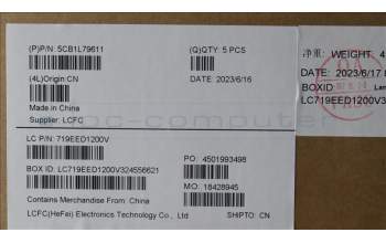 Lenovo 5CB1L79611 Tastatur inkl. Topcase spanisch L83A2 FP I/G