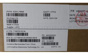 Lenovo 5CB1L79668 Tastatur inkl. Topcase ASM_KOR L83AR AG D
