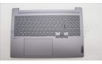 Lenovo 5CB1L79670 C-Abdeckung mit Tastatur, Skandinavien, Arktisgrau