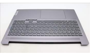 Lenovo 5CB1L79670 C-Abdeckung mit Tastatur, Skandinavien, Arktisgrau