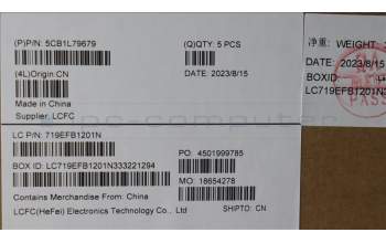 Lenovo 5CB1L79679 Tastatur inkl. Topcase ASM_UK L83AR AG D