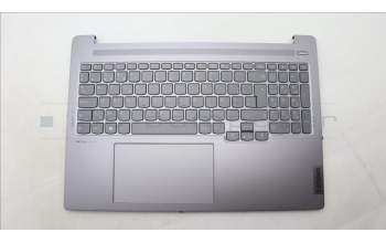 Lenovo 5CB1L79683 C-Cover with keyboard, Belgian, Arctic Grey, UK