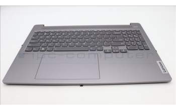 Lenovo 5CB1L79687 C-Cover with keyboard, English, Arctic Grey, US