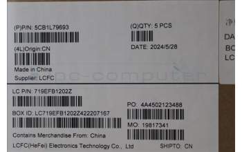 Lenovo 5CB1L79693 C-Abdeckung mit Tastatur, Griechisch, arktisgrau