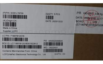 Lenovo 5CB1L79700 Tastatur inkl. Topcase ASM_KOR L83AR AG I