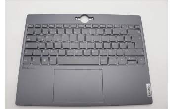 Lenovo 5CB1L79950 C-Abdeckung mit Tastatur, Deutsch, grau, Hintergrundbeleuchtung