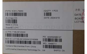 Lenovo 5CB1L79950 C-Abdeckung mit Tastatur, Deutsch, grau, Hintergrundbeleuchtung