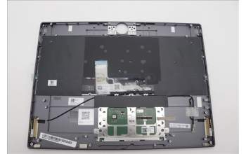 Lenovo 5CB1L79967 C-Abdeckung mit Tastatur, Belgisch, grau, Hintergrundbeleuchtung, GB