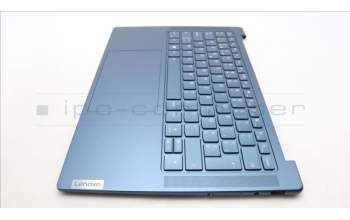 Lenovo 5CB1L79974 C-Cover with keyboard, Belgian, Tidal Teal, UK