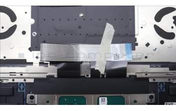 Lenovo 5CB1L79986 C-Abdeckung mit Tastatur, Französisch, Aquamarinblau