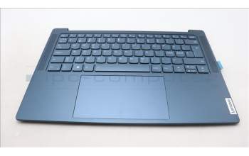 Lenovo 5CB1L80222 C-Abdeckung mit Tastatur, Skandinavien, Aquamarinblau