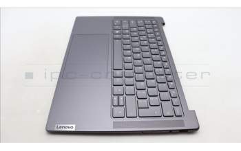 Lenovo 5CB1L80267 C-Abdeckung mit Tastatur, Belgisch, sturmgrau, GB