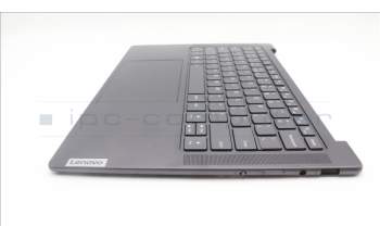Lenovo 5CB1L80277 C-Cover with keyboard,US English Euro,Storm Grey