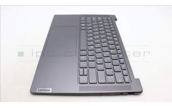 Lenovo 5CB1L80290 C-Cover with keyboard,Hebrew,Storm Grey