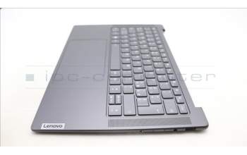 Lenovo 5CB1L80298 C-Cover with keyboard, Italian, Storm Grey, UK