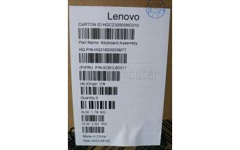 Lenovo 5CB1L80311 C-Cover with keyboard, Slovenian, Storm Grey, UK