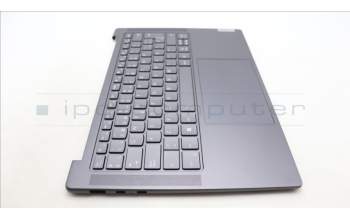 Lenovo 5CB1L80313 C-Abdeckung mit Tastatur, Spanisch, sturmgrau