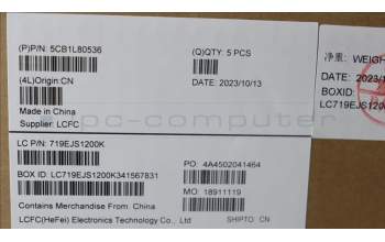 Lenovo 5CB1L80536 Tastatur inkl. Topcase deutsch L83AA MG