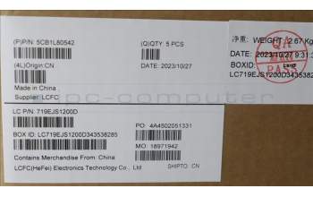 Lenovo 5CB1L80542 Tastatur inkl. Topcase ASM_ITA L83AA MG