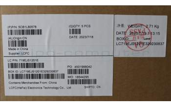 Lenovo 5CB1L80578 Tastatur inkl. Topcase ASM_NORDIC L83AA TT