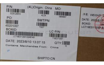 Lenovo 5CB1L83610 COVER Cover L 82Y5 STRIP_COVER