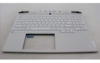 Lenovo 5CB1L83665 C-Cover with keyboard, Ukraine, White, RGB Backlight, US