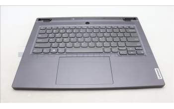 Lenovo 5CB1L83672 C-Cover with keyboard, English, Slate Grey, Backlight, Fingerprint, US