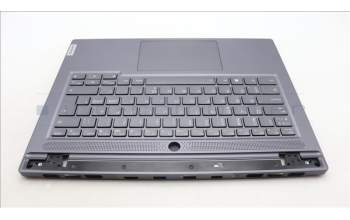 Lenovo 5CB1L83687 C-Abdeckung mit Tastatur, Skandinavien, Schiefergrau, Hintergrundbeleuchtung, Fingerabdruck