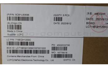 Lenovo 5CB1L83696 Tastatur inkl. Topcase ASM_TUR L82Y5 FP SG BL