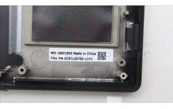 Lenovo 5CB1L83700 C-Cover with keyboard, Belgian, UK