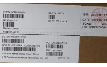 Lenovo 5CB1L83850 C-Abdeckung mit Tastatur, Griechisch