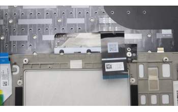 Lenovo 5CB1L87754 C-Abdeckung mit Tastatur, Ungarisch, Weiß, RGB-Hintergrundbel.