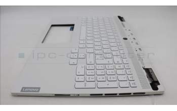 Lenovo 5CB1L87754 C-Abdeckung mit Tastatur, Ungarisch, Weiß, RGB-Hintergrundbel.