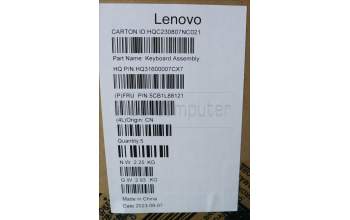 Lenovo 5CB1L88121 Tastatur inkl. Topcase ASM_ENG_H 83E0_NFP_STGY