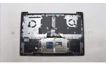 Lenovo 5CB1L88128 C-Cover with keyboard, Hebrew, Storm Grey, Non-Fingerprint, US