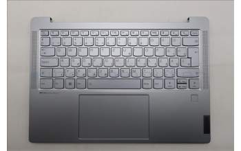Lenovo 5CB1L88208 C-Cover with keyboard, Hungarian, Mineral Grey, Fingerprint, UK