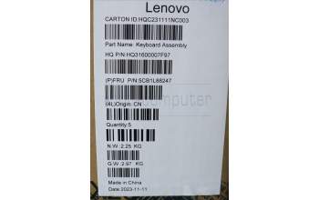 Lenovo 5CB1L88247 Tastatur inkl. Topcase ASM_POR_H 83E0_NFP_MIGY