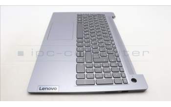 Lenovo 5CB1L88264 C-Abdeckung mit Tastatur, Bulgarisch, arktisgrau, Hintergrundbeleuchtung, Fingerabdruck, GB