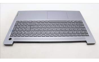 Lenovo 5CB1L88264 C-Abdeckung mit Tastatur, Bulgarisch, arktisgrau, Hintergrundbeleuchtung, Fingerabdruck, GB