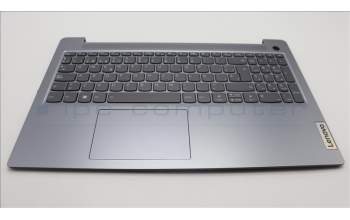Lenovo 5CB1L99497 C-Cover with keyboard, Spanish, Arctic Grey, Backlight, Fingerprint, UK