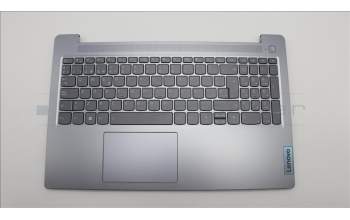 Lenovo 5CB1L99529 C-Cover with keyboard, Spanish, Arctic Grey, Backlight, UK